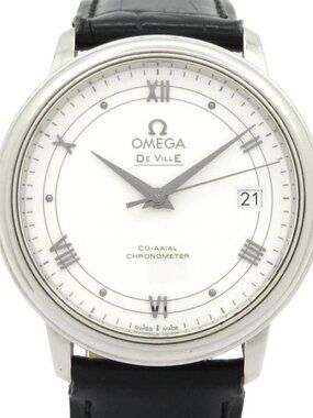 OMEGA De Ville Prestige Co-Axial White Wrist Watch